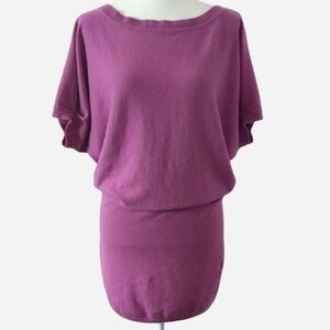 Vintage Express Size M Purple Mini Dress Jersey 💜